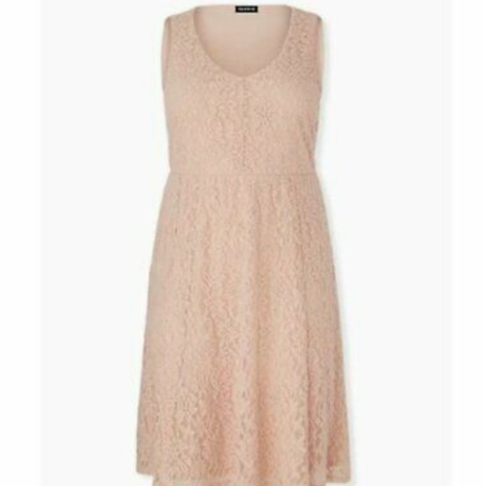 NWT TORRID SIZE 3 BLUSH, ALPINE LACE  DRESS